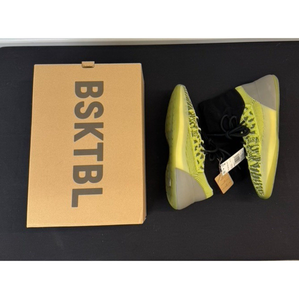 Size 11 - adidas Yeezy Basketball Knit Energy Glow